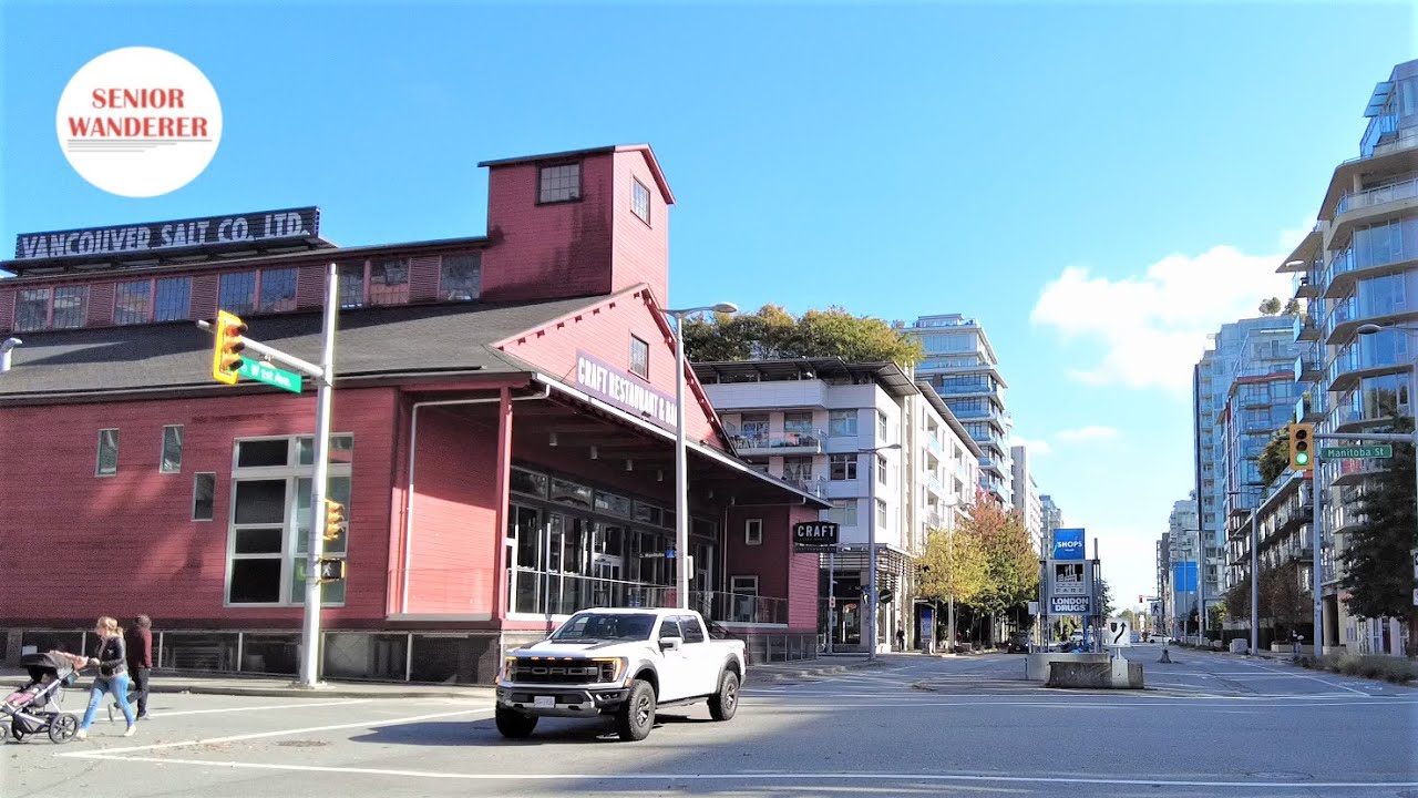 Vancouver street walk, EP219 - False Creek to W 2nd Ave along Columbia Street.