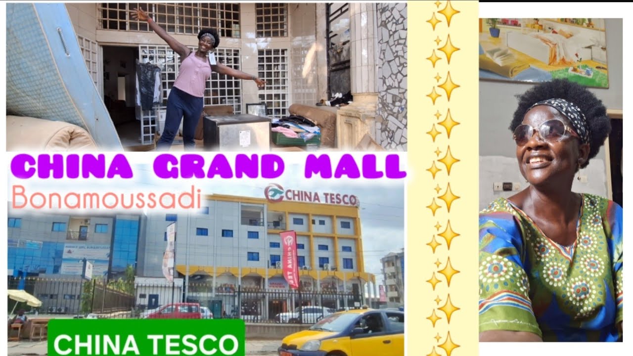 VLOG 83 | Construire au Cameroun | Visitons Le GRAND MALL CHINA TESCO de Bonamoussadi