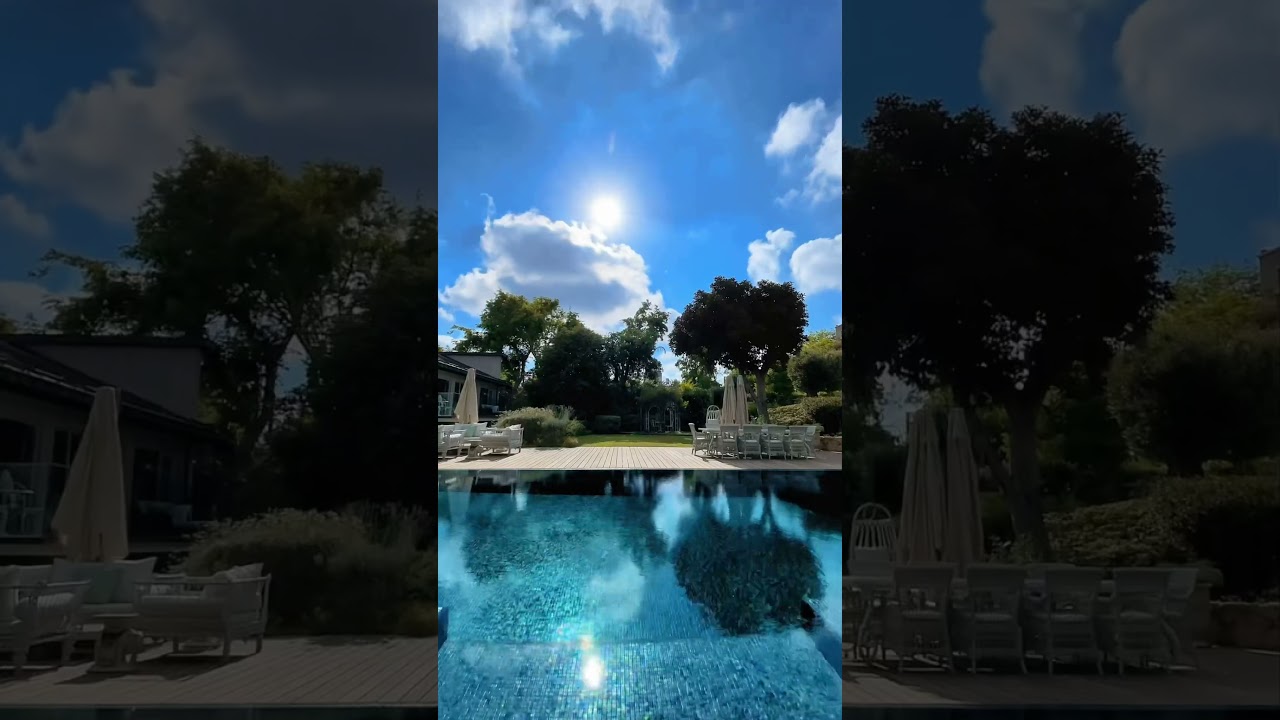 Dancing Clouds . This is the biggest garden in Herzlia Pituach. #luxury #realestate #herzliyapituach