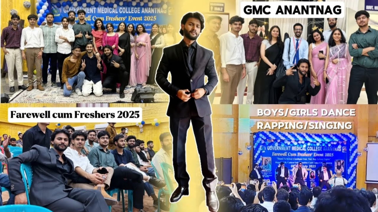 Farewell cum Fresher's 2025 || GMC ANANTNAG | Party, Rapping, Dance