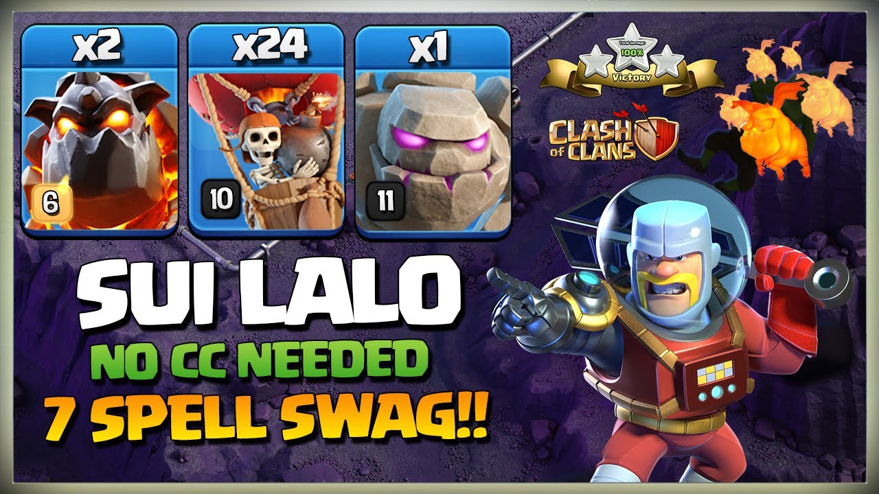Strongest Th14 LaLo Attack | Th14 Sui LaLo | Th14 Sui GoLaLoon | Best TH14 Attack Strategy in coc
