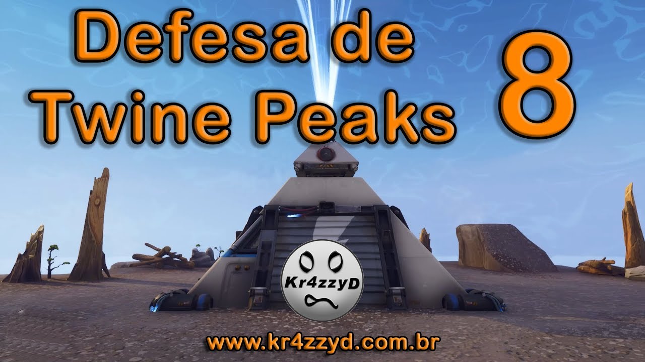 Defesa de Escudo Anti tempestade 8 de TWINE PEAKS SOLO! - Fortnite Salve o Mundo - Kr4zzyD