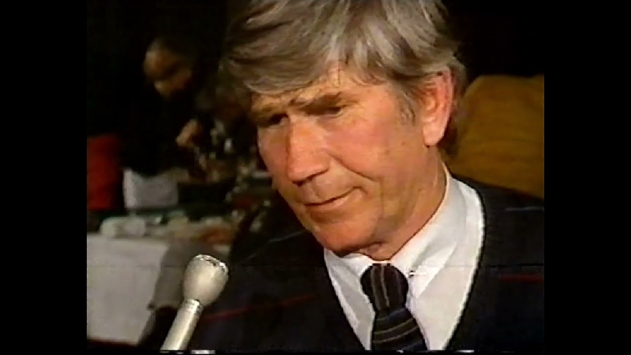 Ron Richards interviewed after Collingwood's 1981 Grand Final loss.