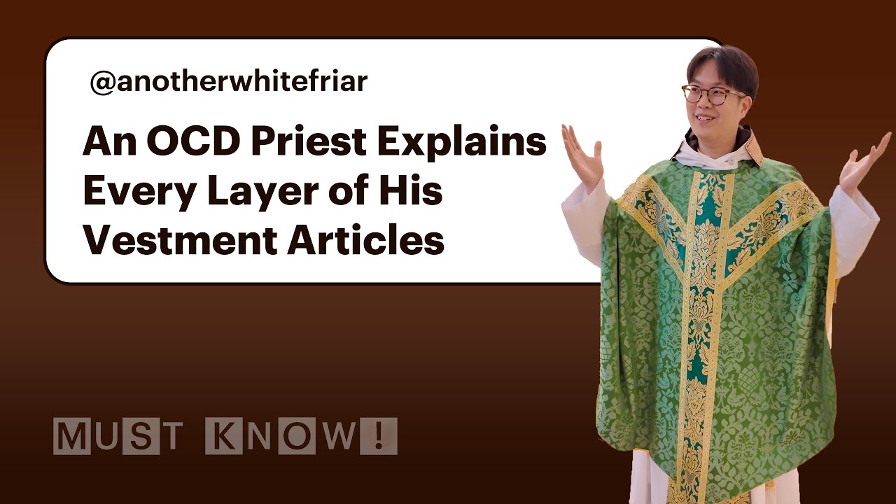 What do priests wear at mass? | Friar Reginald Marie OCD Explains!