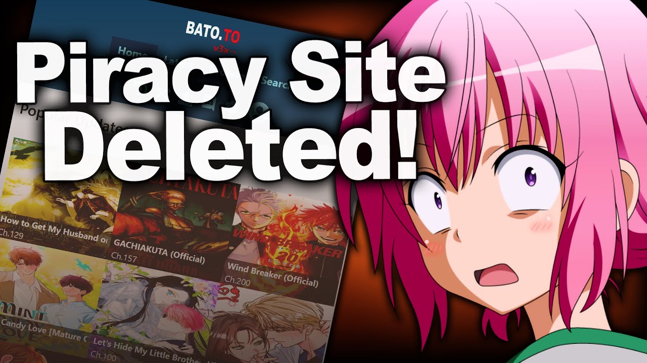Massive Manga Piracy Site has been Taken Down! - Bato.to Announces Site's End