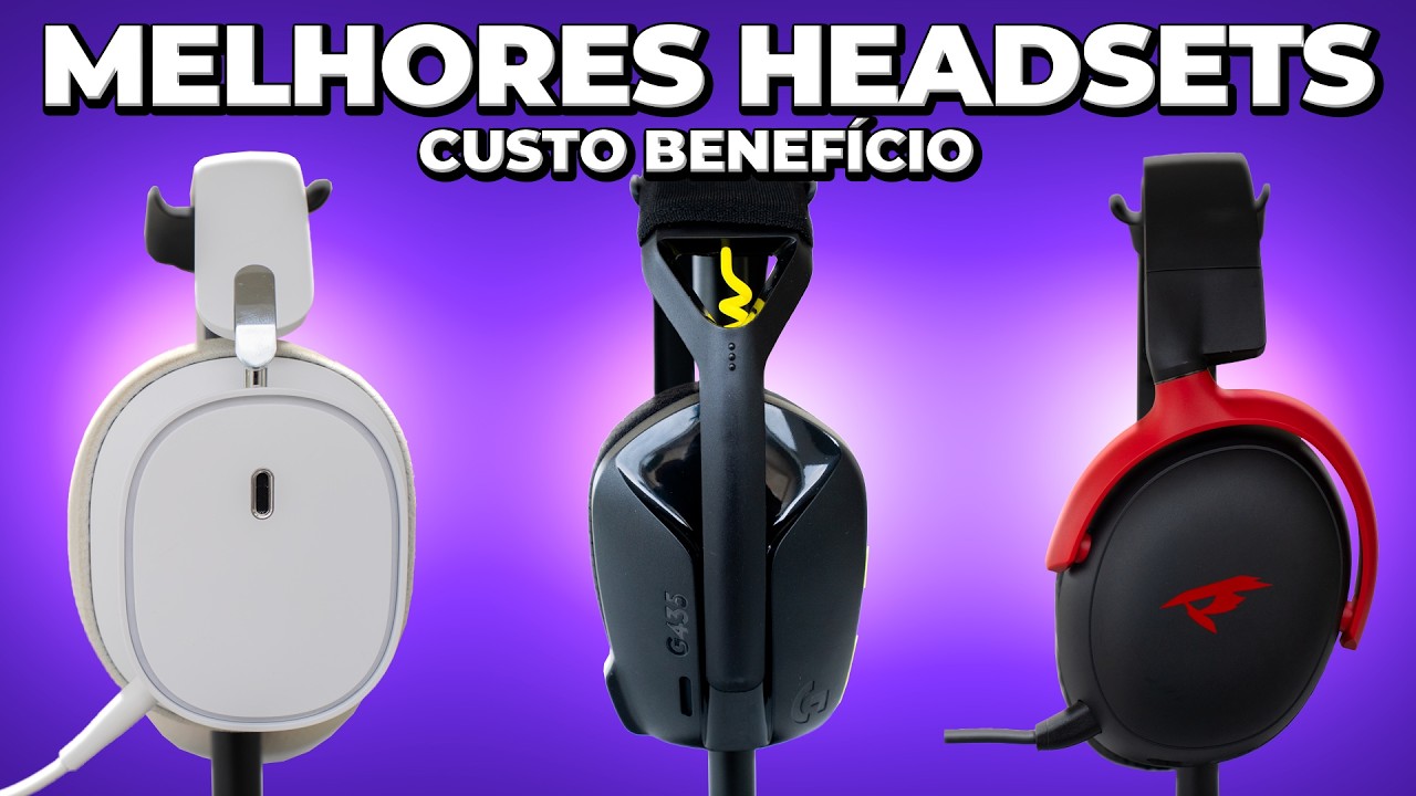 MELHORES HEADSETS CUSTO BENEFICIO PARA PC, CELULAR E CONSOLES!