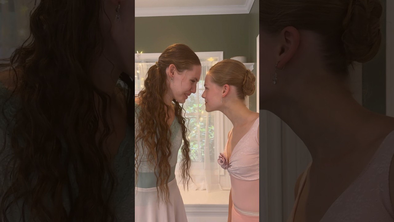 The Dance Battle from the Leap Movie w/ Caroline & Elliana!💃💃  #shorts #dance #ballet #short