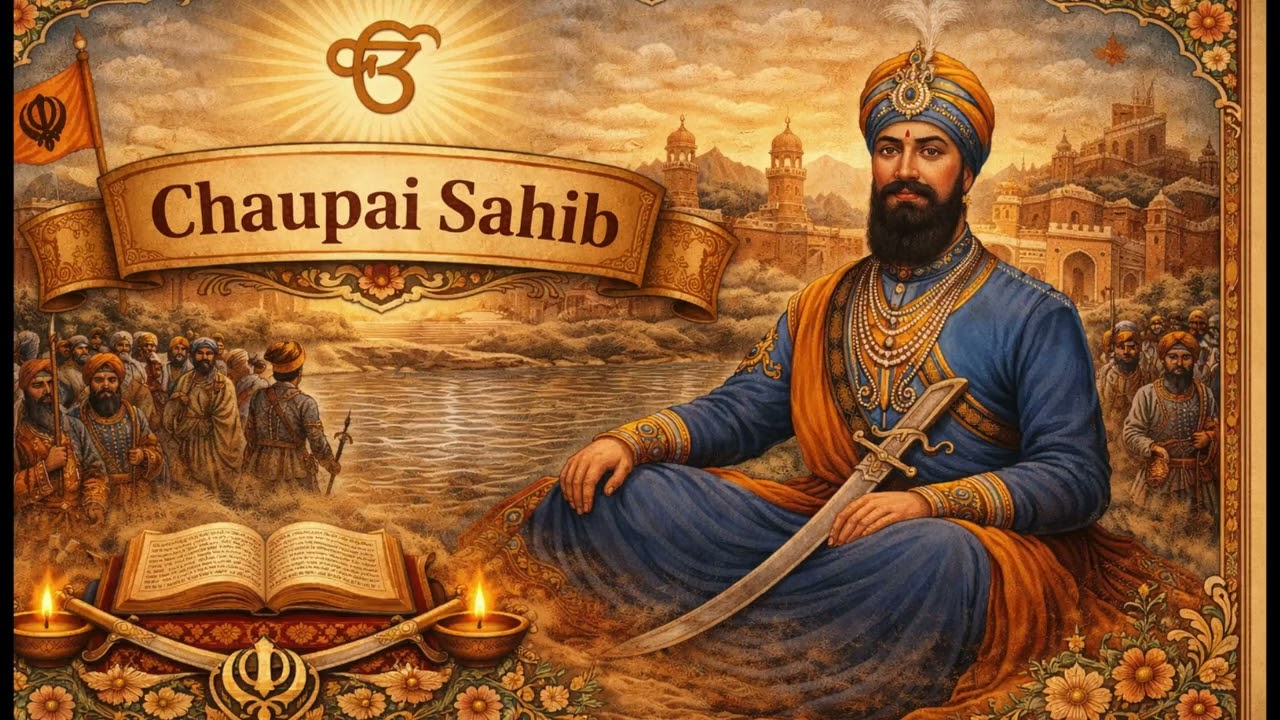 ਚੌਪਈ ਸਾਹਿਬ | ਦੁੱਖ ਦਰਦ ਕਟਣ ਵਾਲਾ ਪਾਠ|| Chaupai Sahib Paath | Raksha & Fear Removal | Divine Protection