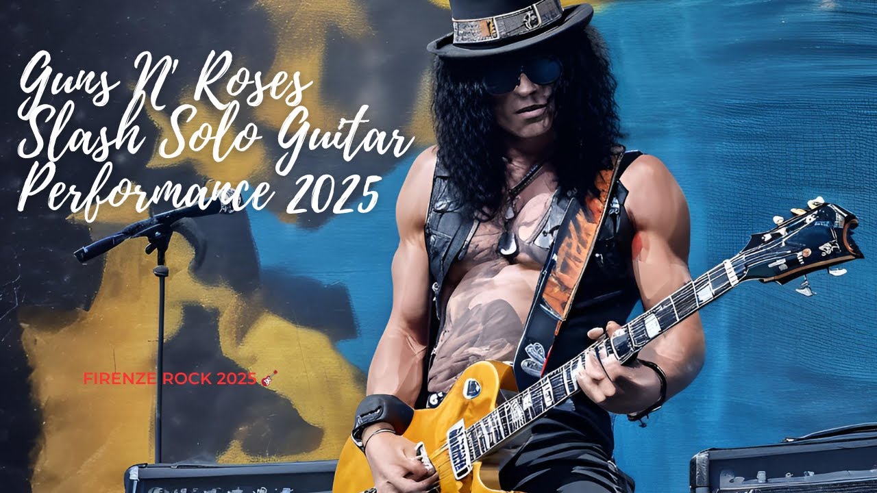 Slash’s Epic Solo at Guns N' Roses’ 2025 Florence Concert – A Rock Masterpiece | Firenze Rock #slash