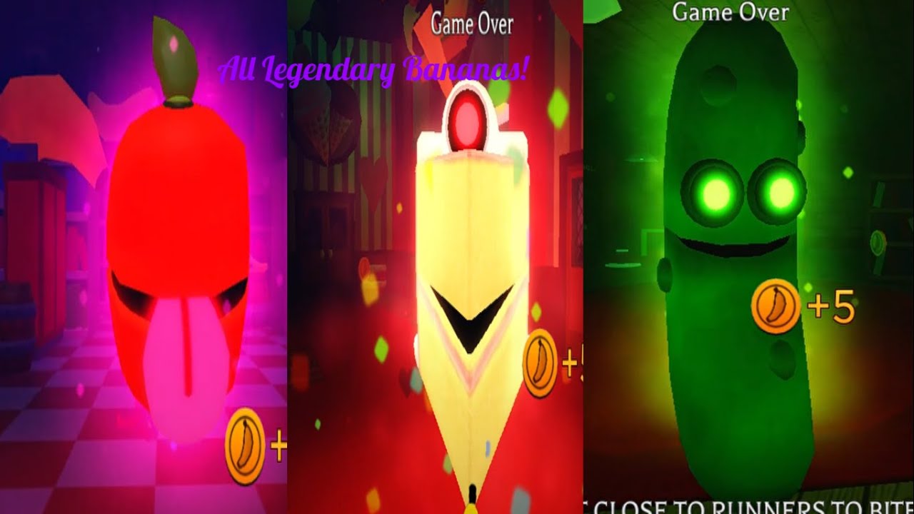 Roblox Banana Eats Part 556 All Legendary Bananas! Currently Updated!