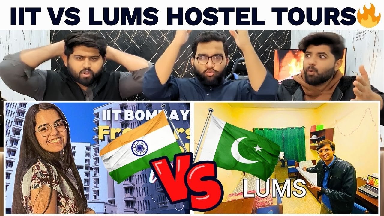 Reaction On IIT Bangalore Vs LUMS Lahore Hostel Tour | तुलना | Pakistani Reaction 🔥