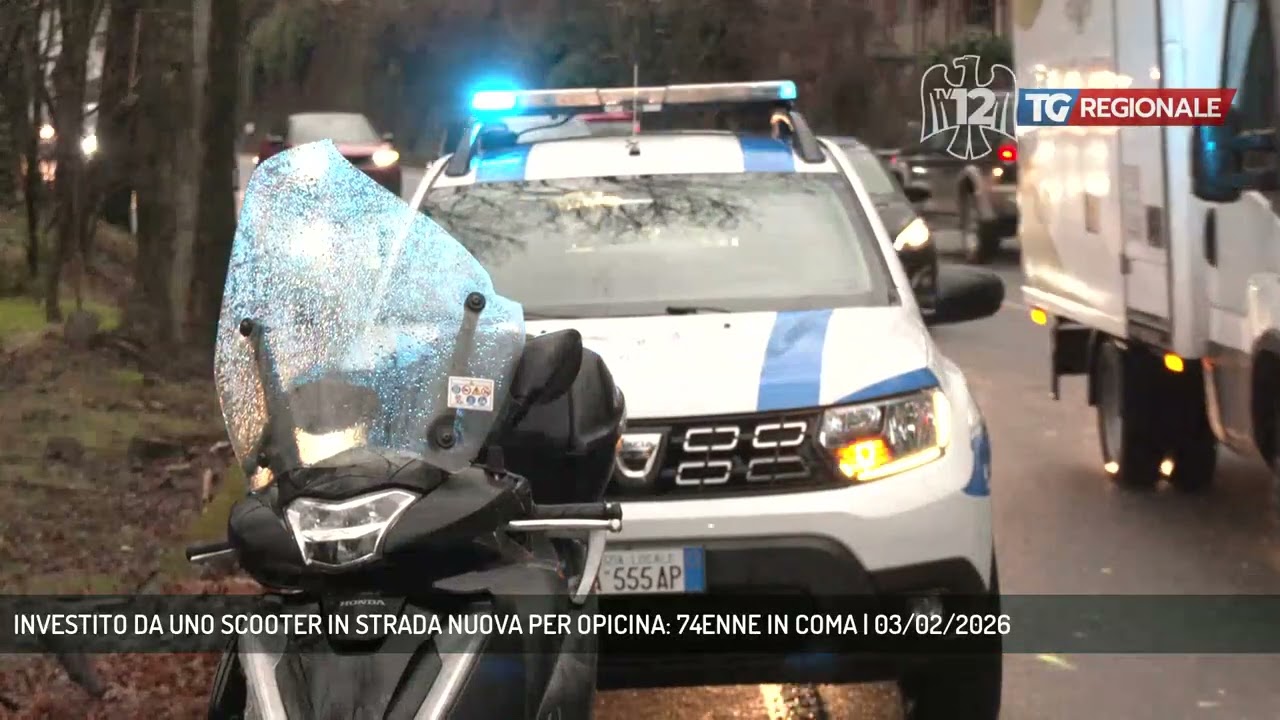 INVESTITO DA UNO SCOOTER IN STRADA NUOVA PER OPICINA: 74ENNE IN COMA | 03/02/2026