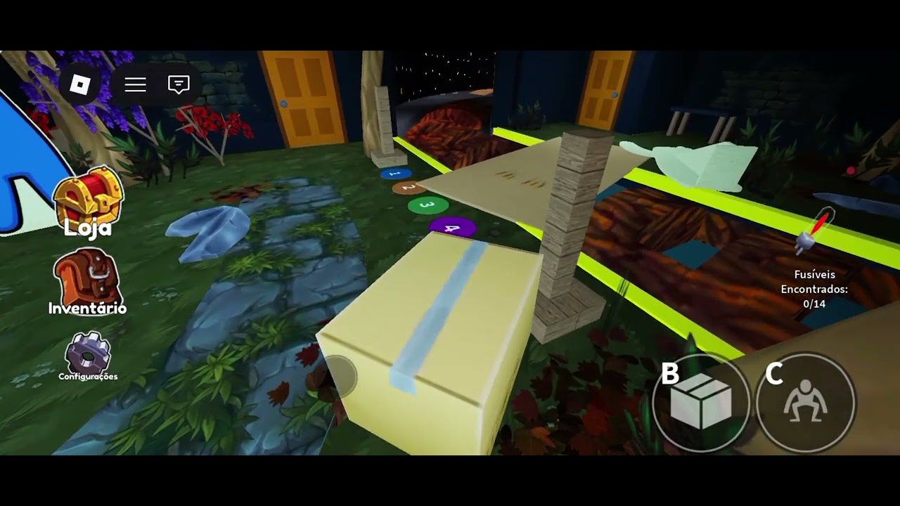 Joguei rainbow friends com Caetano gameplay 