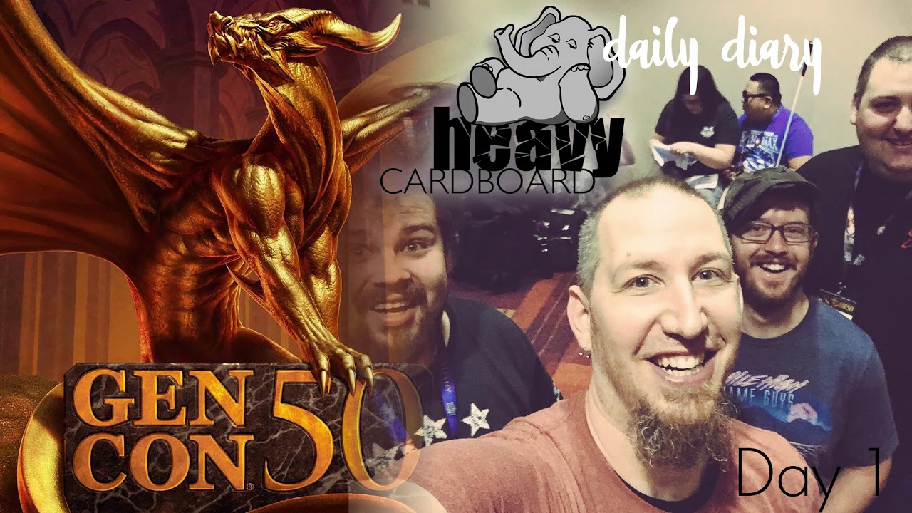 2017 GenCon Daily Diaries with Heavy Cardboard