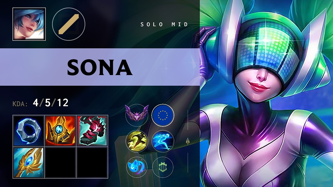 Sona Mid vs Vladimir - EUW Master Patch 26.11