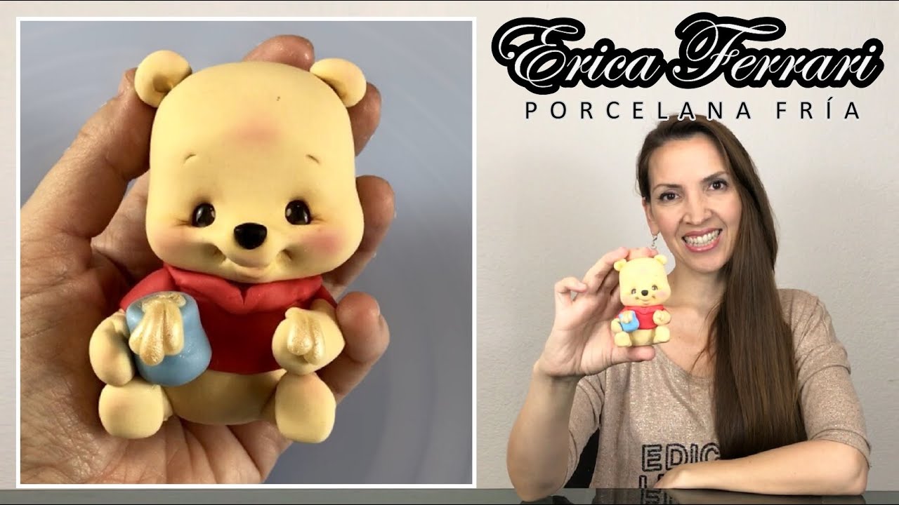 Cómo Hacer WINNIE THE POOH 2019 | Erica Ferrari Porcelana Fría | Tutorial Fácil
