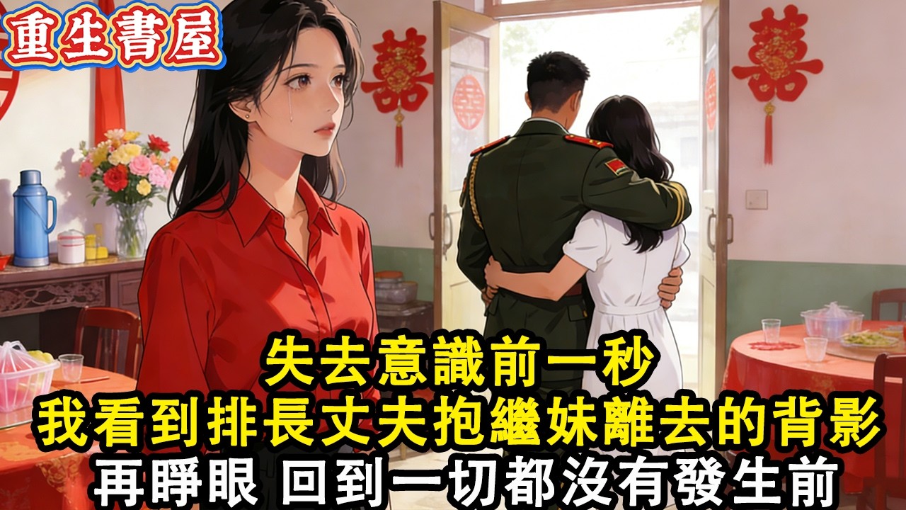 【重生爽文】失去意識前一秒 我看到的是排長丈夫 抱著繼妹決然離去的背影 再睜眼 回到一切都沒有發生前#小說 #重生 #爽文#動漫 #故事