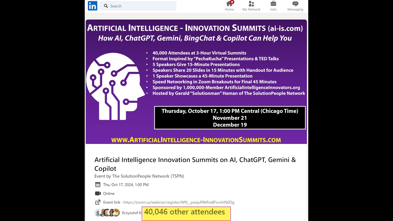 Artificial Intelligence Summit Presentations by 6 Top AI Keynote Speakers - Hosted AI Network