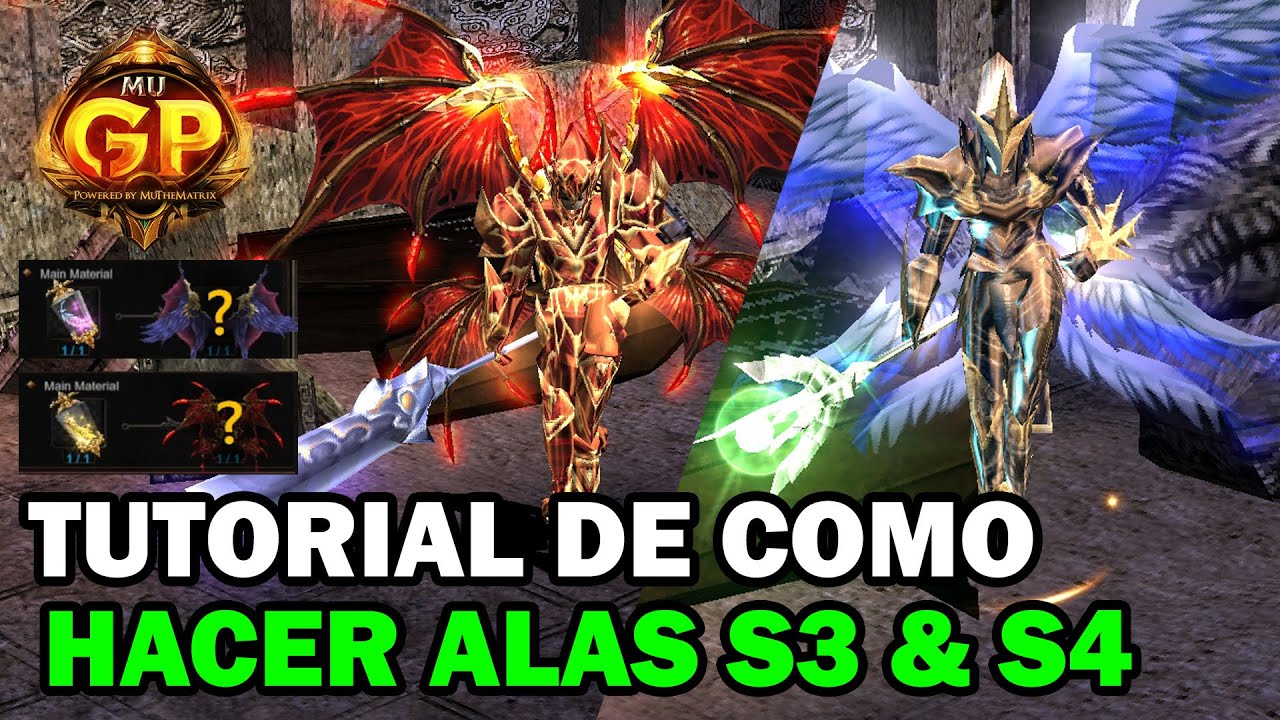 TUTORIAL COMO HACER ALAS/CAPA S3 & S4 DE FORMA SENCILLA🔥💯- MUGP S18.2