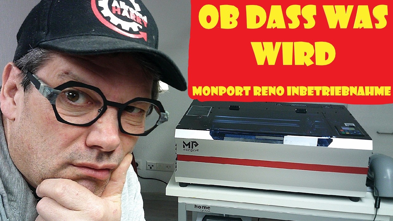 Mein 1.MAL                    mit dem Monport CO2 LASER @Fr&uuml;chtlHarry @monportlaser @K40Keller      
