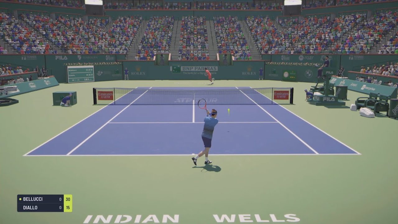 Bellucci vs Diallo INDIAN WELLS Atp Master 1000