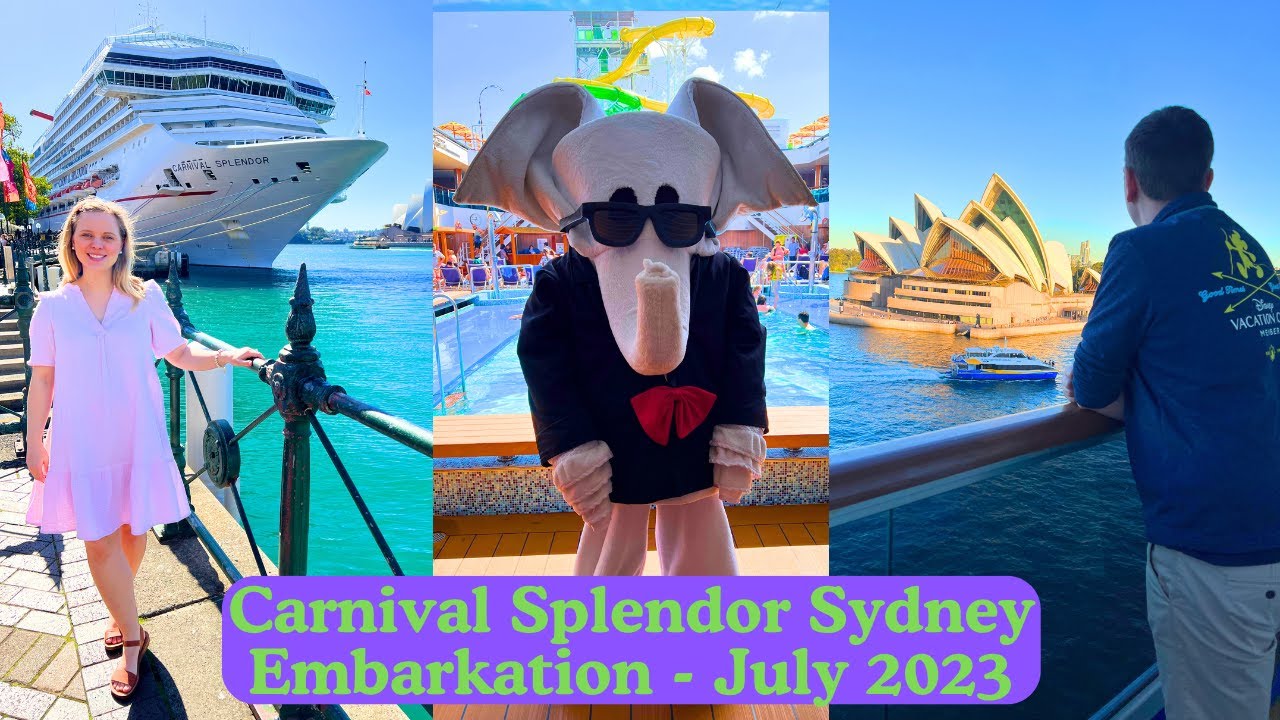 Carnival Splendor Cruise Vlog I Ocean Suite I Sydney Embarkation I Grinchmas in July 2023