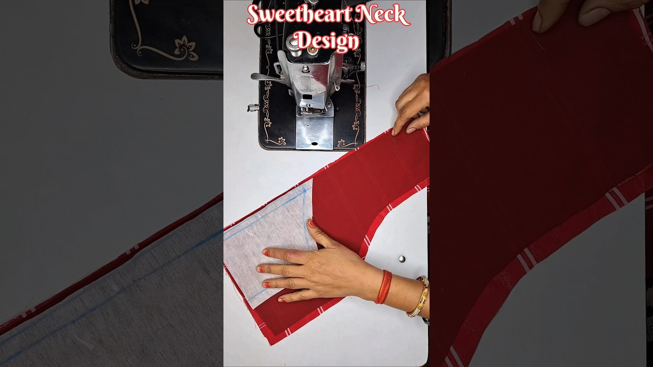 Sweetheart Neck Design | Sweetheart neck kaise banaye 