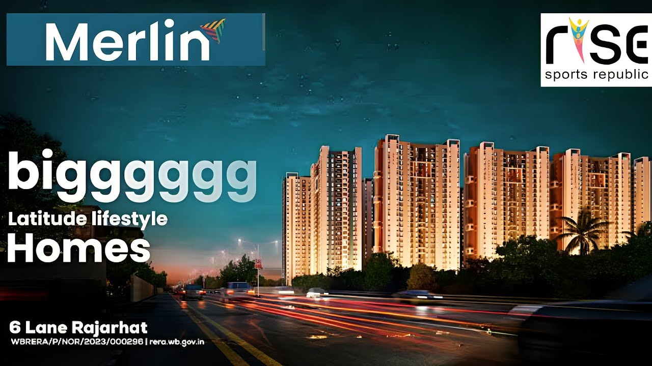 Merlin Rise Sports Republic| 6 Lane Rajarhat Kolkata| Flat Hunting Vlog