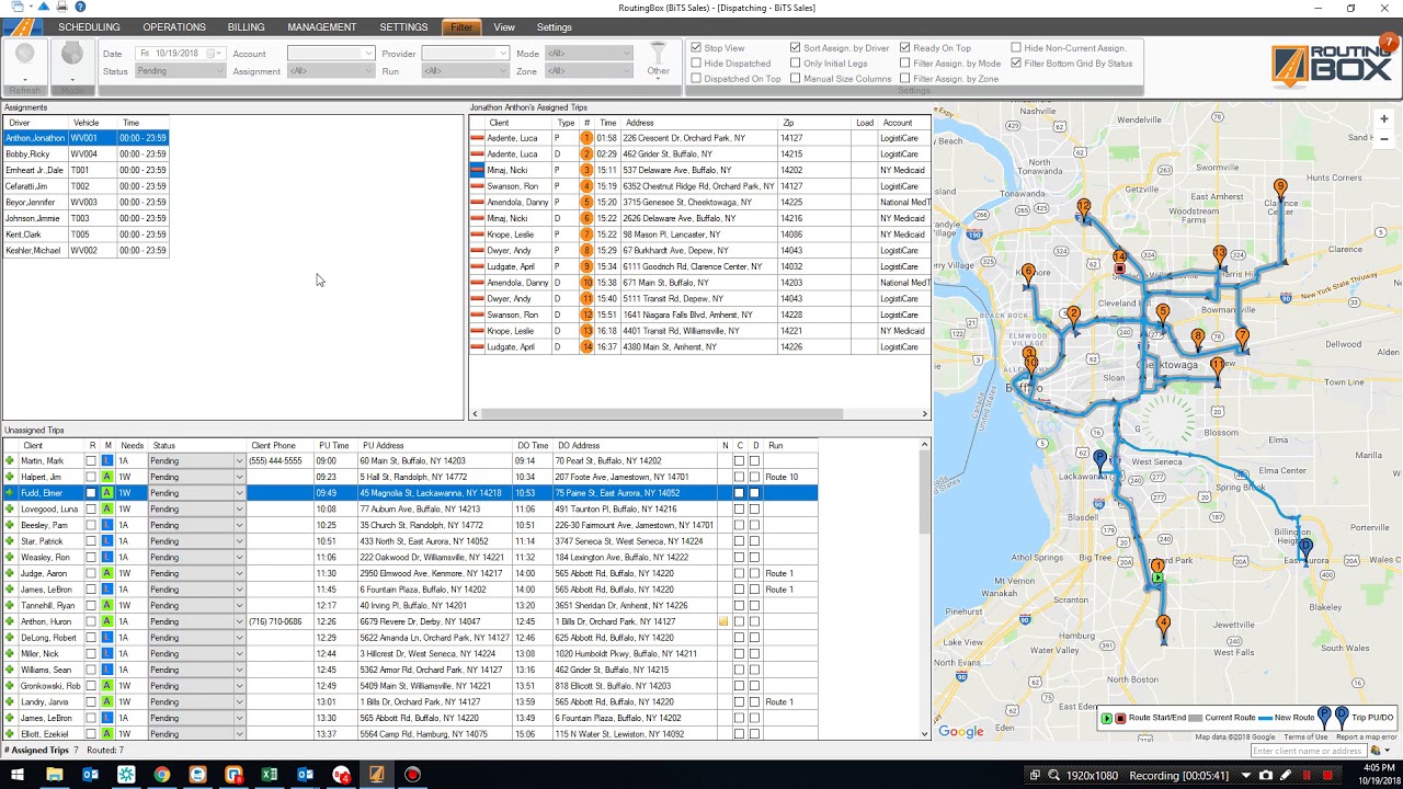 RoutingBox - Routing, Dispatching, and GPS UPDATED OCTOBER 2018