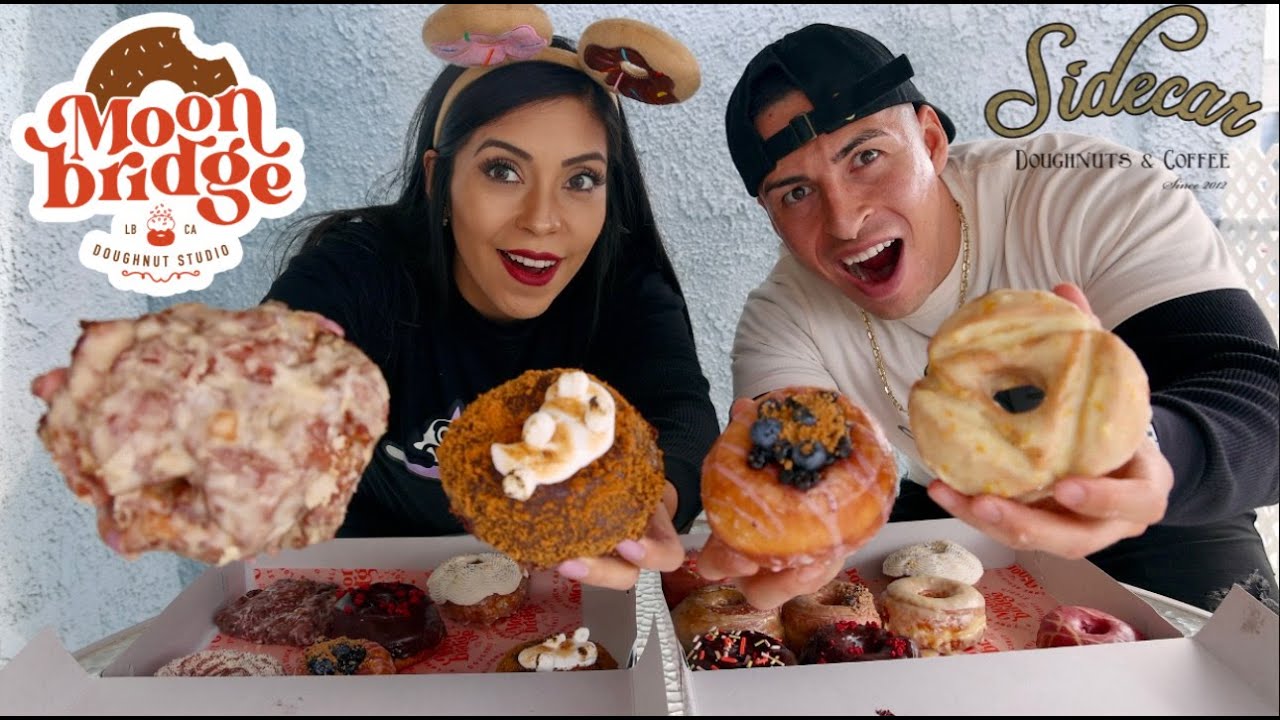 Epic Cheat Day | Moonbridge Doughnuts Mukbang & EATING Sidecar Donuts Cinnamon Rolls