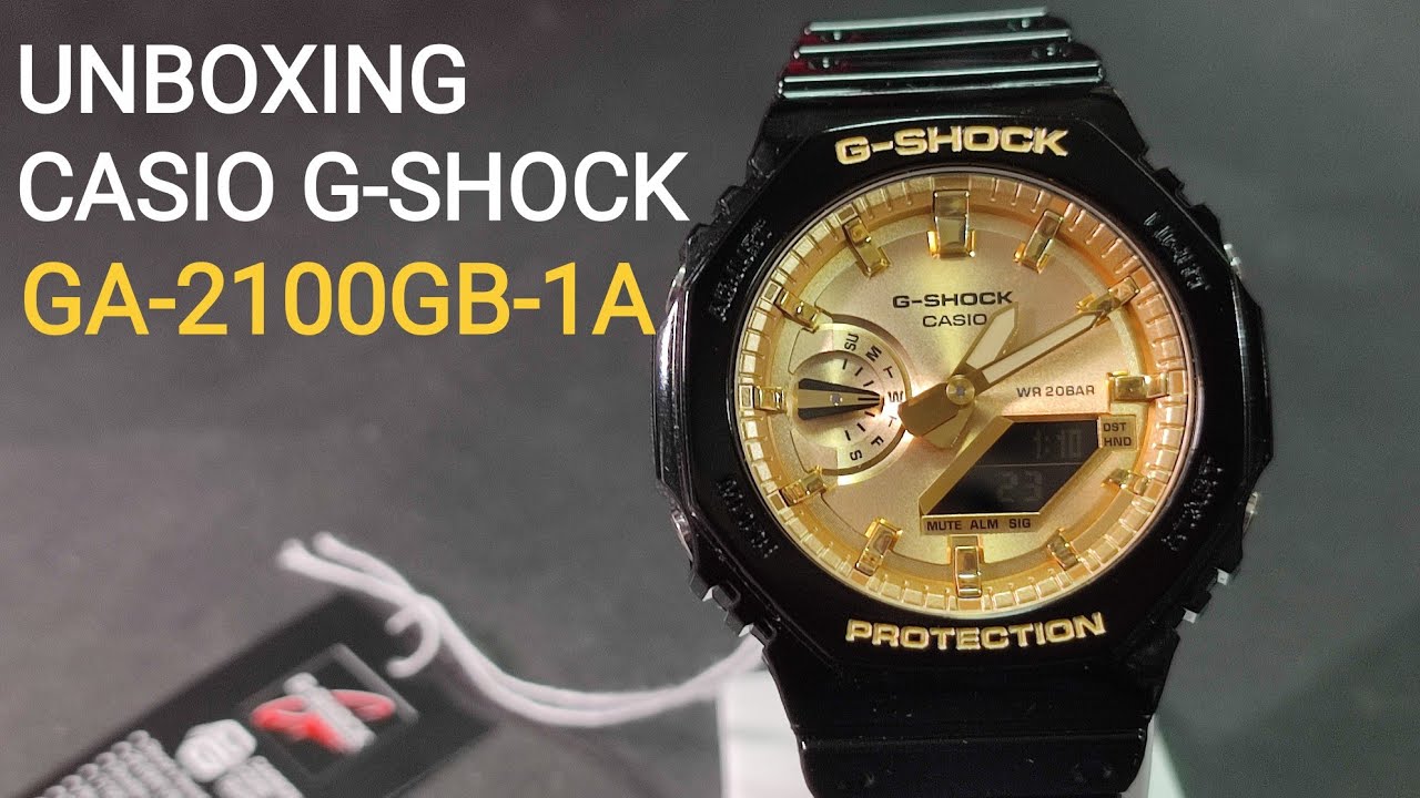 UNBOXING CASIO G-SHOCK GA-2100GB-1A