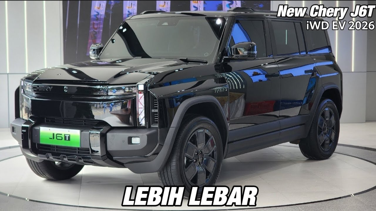 MAKIN GANTENG, FITUR MAKIN KOMPLIT, AKHIRNYA CHERY J6T MASUK INDONESIA