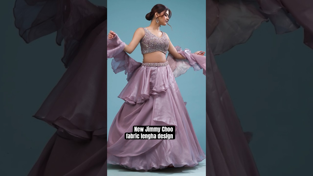 Jimmy choo fabric lengha #lengha #jimmychoo#gourgeouslook9074