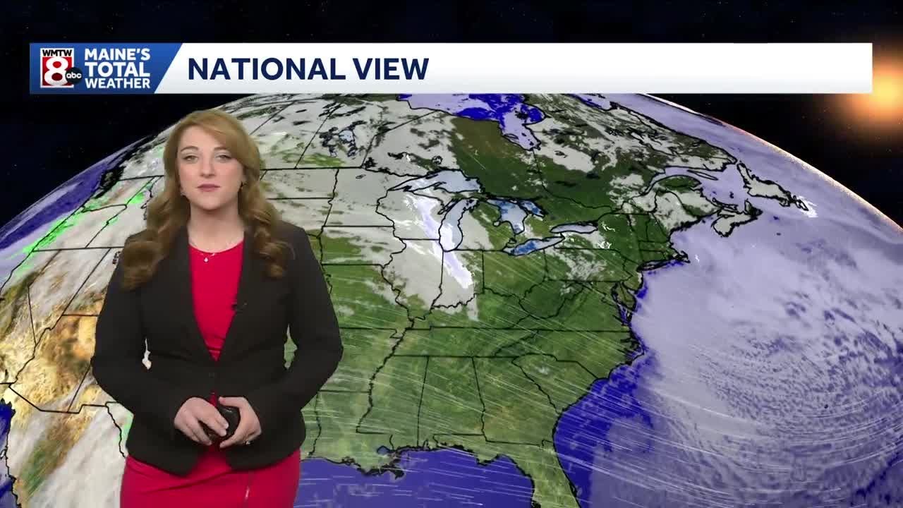 Breezy, cold and sunny Sunday