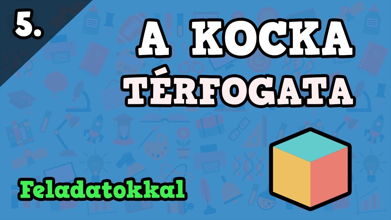 A kocka térfogata + feladatok