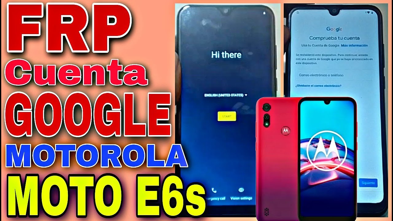 Frp Manual Moto E6s, Quitar Cuenta De Google Motorola Moto E6s
