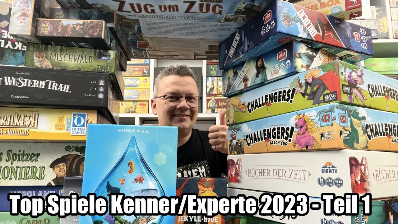 Die besten gehobenen Familienspiele / Kennerspiele / Expertenspiele im Jahr 2023 - Teil 1