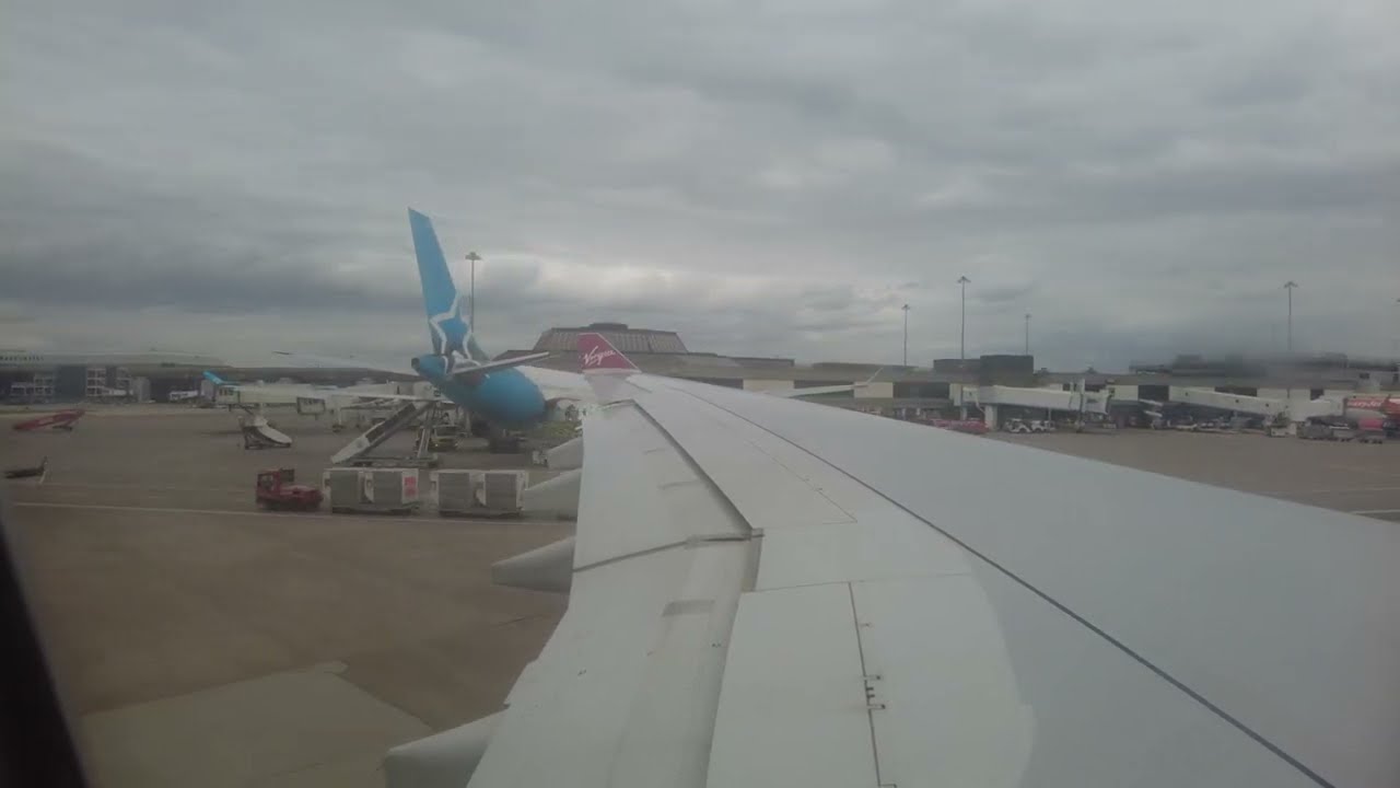 Virgin Atlantic VS127 Manchester Airport to New York JFK. Airbus A330