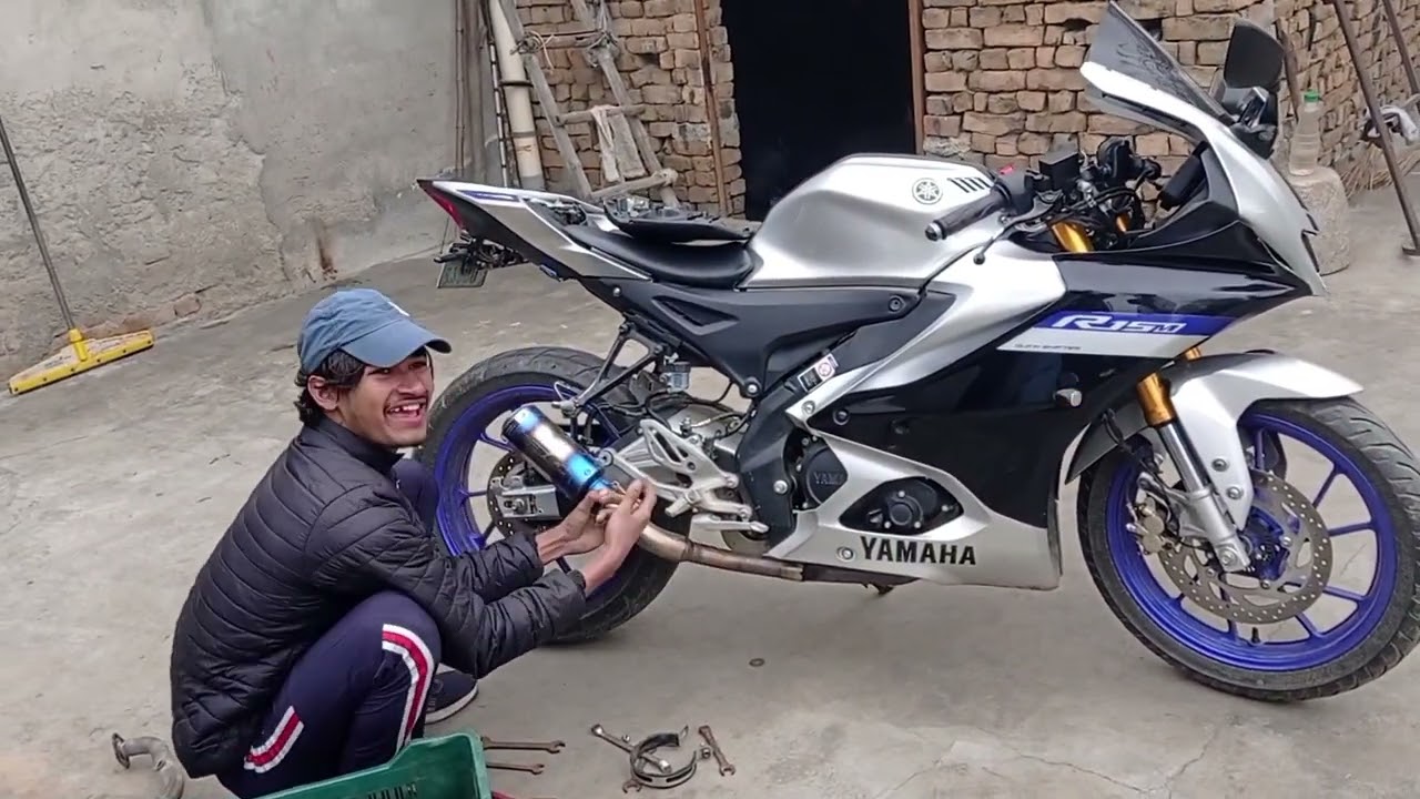 R15 Exhaust Change 😱 SC Project Remove & Stock Exhaust Install | Real Sound Test | Evening Ride