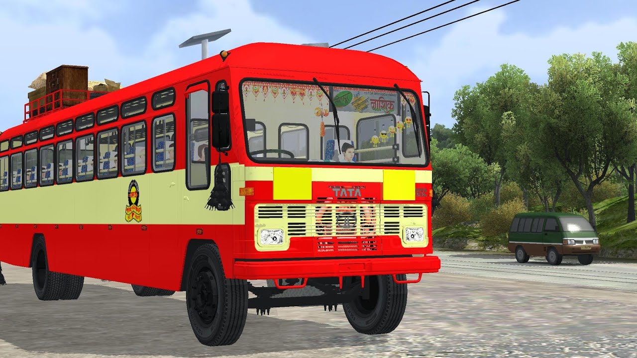 New Upcoming Lalpari Msrtc Bus Mod For Bussid | Tata Msrtc 1512C Lalpari Bus Mod |