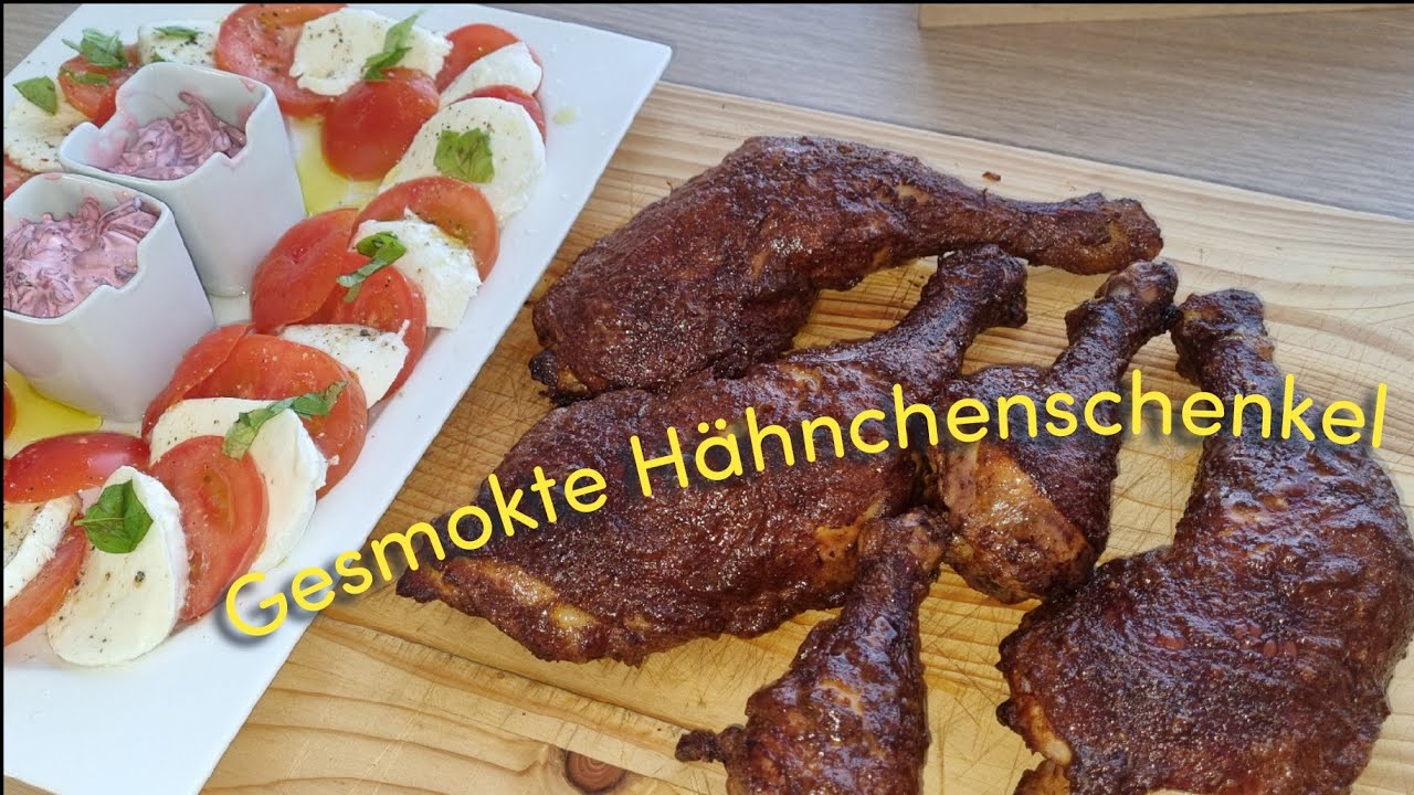 Gesmokte H&auml;hnchenschenkel
