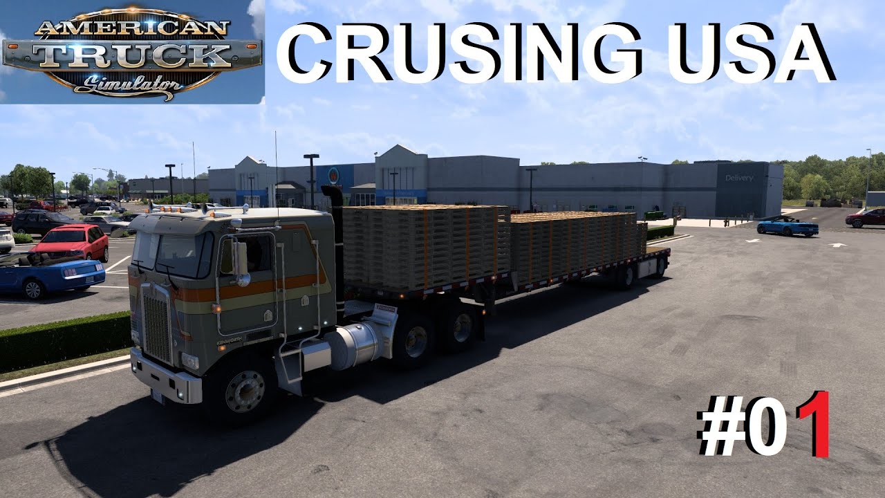 ATS 2024 #01 | CRUSING USA 🇺🇸 | First TRIP over 700 miles | PART 1 | TEXAS to KANSAS | deutsch  🇩🇪