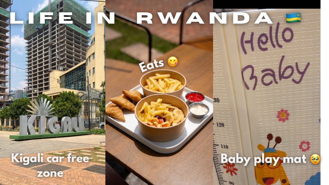 A Day in My Life in Kigali | Car Free Zone Tour, Food & Working from Cafes