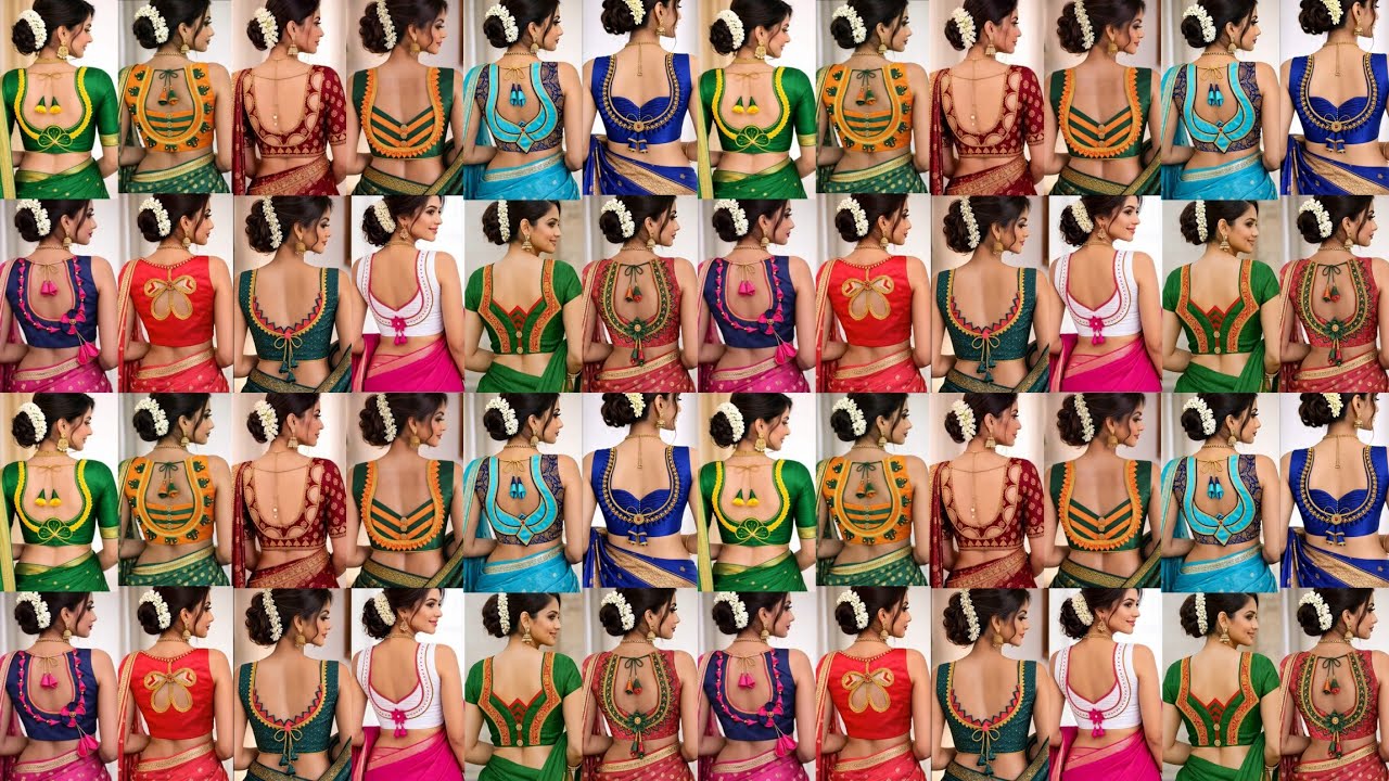 🌈blouse ka design/silk saree blouse designs/banarasi blouse design/blouse design/blouse neck designs