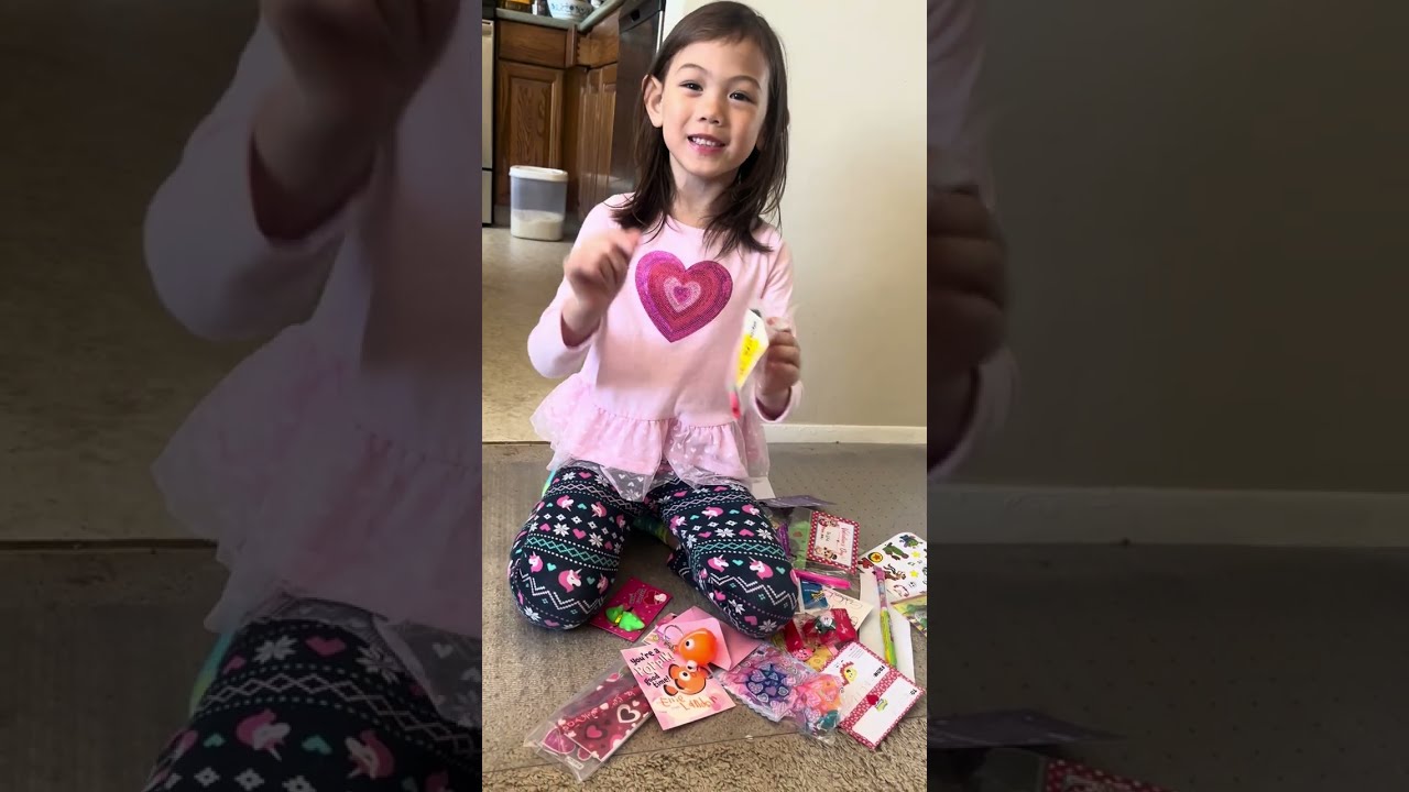 Valentine’s Day gifts from kindergartners 