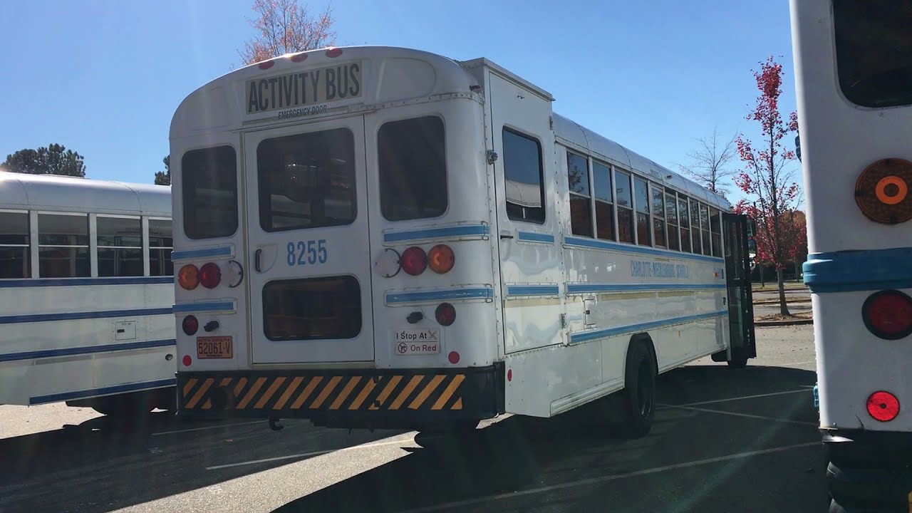 The Activity buses at North Mecklenburg high school