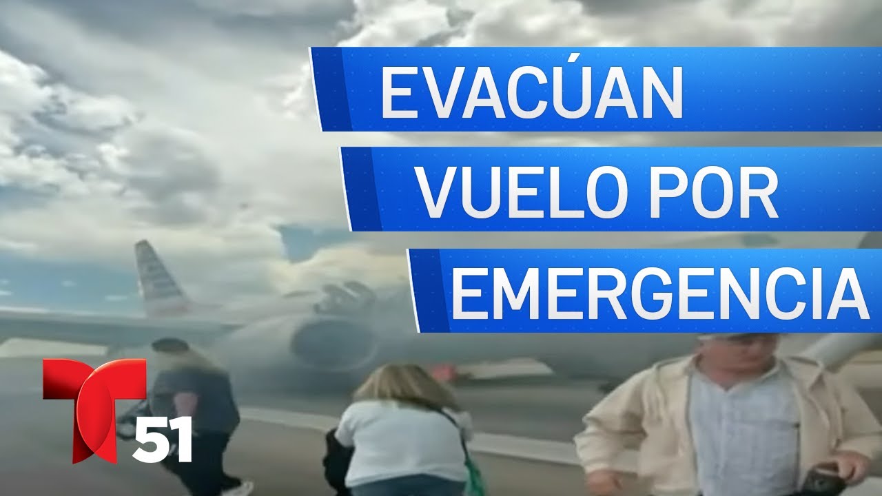 Evacúan de emergencia vuelo de American Airlines hacia Miami