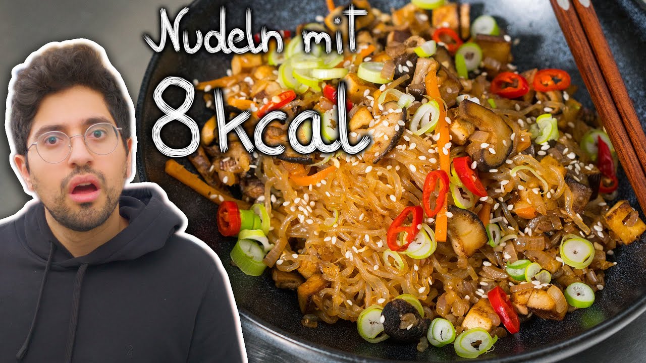 Nudeln mit nur 8 kcal?! Konjak / Shirataki Nudel Rezept einfach & schnell