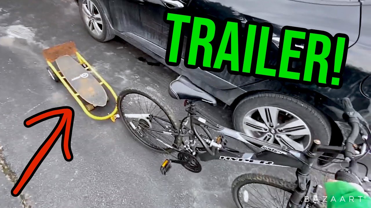 TURNING A HAND TRUCK INTO A TRAILER FOR MY BIKE