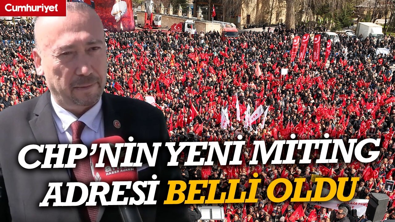 CHP'nin yeni miting adresi belli oldu! Yalım: Emeklinin bayram ikramiyesinin artmadığı bir ortamda